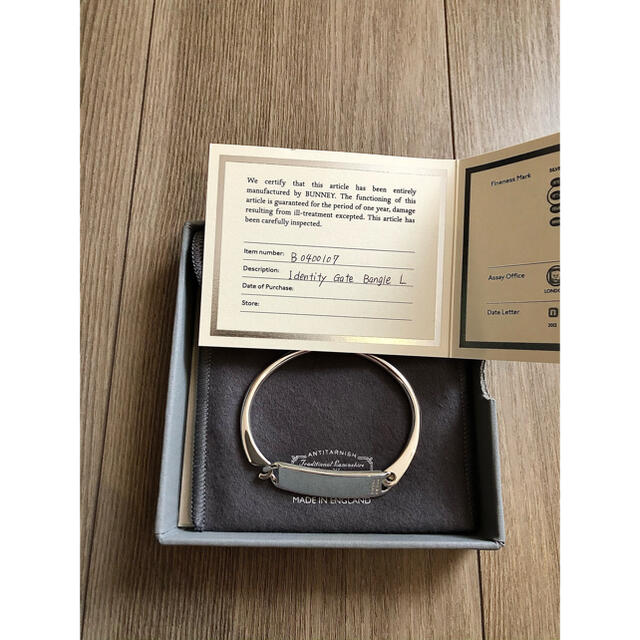BEAMS - BUNNEY バニー Identity Gate Bangle L バングル の通販 BEAMS - BUNNEY バニー Identity Gate Bangle L バングル の通販