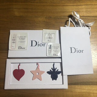 ディオール(Dior)のDior チャーム3点、サンプル3点、ショップバッグ、リボン(チャーム)