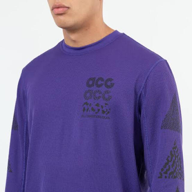 NIKE(ナイキ)のNIKE ナイキ ACG  ロング スリーブ ワッフル Tシャツ Sサイズ メンズのトップス(Tシャツ/カットソー(七分/長袖))の商品写真