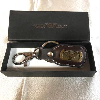 アルマーニ(Armani)の【GIORGIO ARMANI アルマーニ】中古　美品　キーホルダー(キーホルダー)