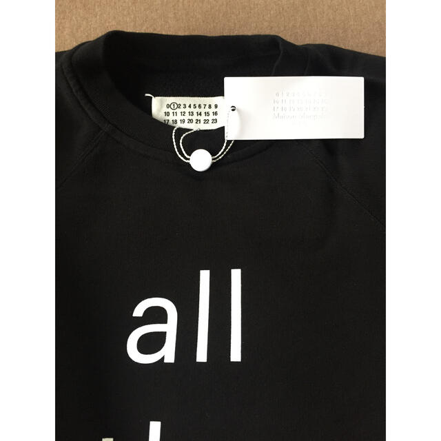 超歓迎格安 Maison Martin Margiela - M新品 メゾン マルジェラ all オーバーサイズ スウェット シャツ ブラックの通販 by ASL |マルタンマルジェラならラクマ 高品質即納