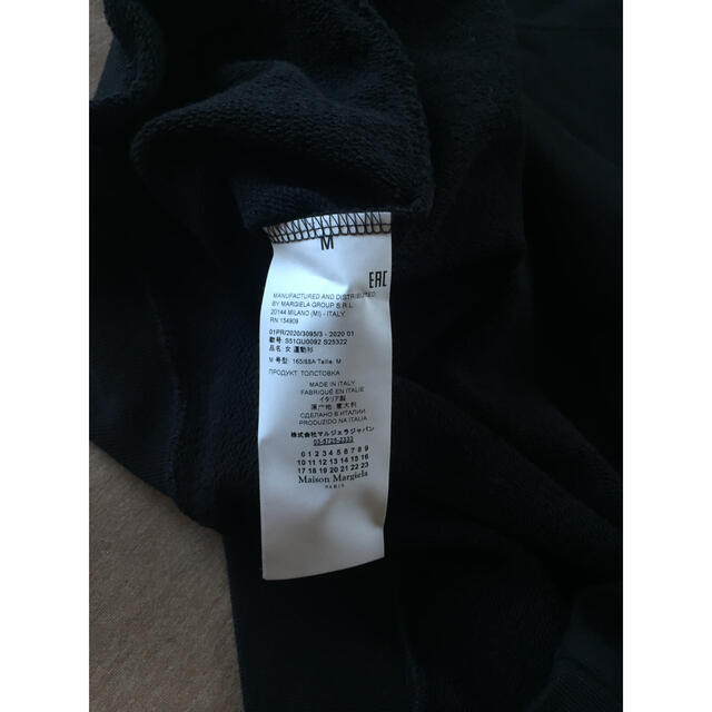 超歓迎格安 Maison Martin Margiela - M新品 メゾン マルジェラ all オーバーサイズ スウェット シャツ ブラックの通販 by ASL |マルタンマルジェラならラクマ 高品質即納
