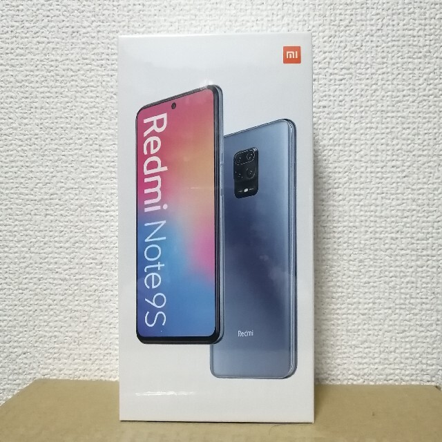 新品未開封】Redmi Note 9S 4GBRAM 64GBROM グレー-