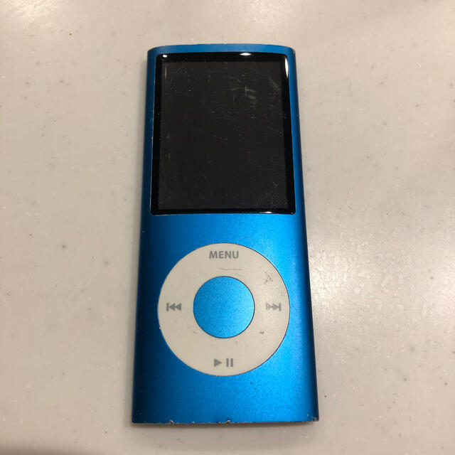 iPod(アイポッド)のiPod nano 第4世代　8GB ブルー　 スマホ/家電/カメラのオーディオ機器(ポータブルプレーヤー)の商品写真