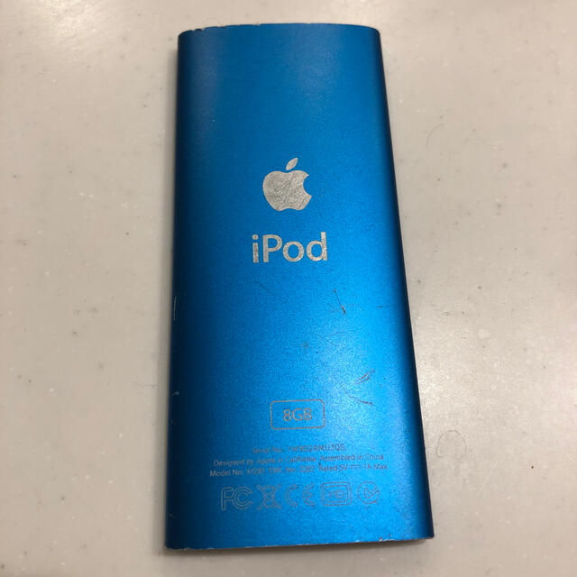 iPod(アイポッド)のiPod nano 第4世代　8GB ブルー　 スマホ/家電/カメラのオーディオ機器(ポータブルプレーヤー)の商品写真