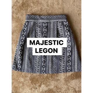 マジェスティックレゴン(MAJESTIC LEGON)のMAJESTIC LEGON ノルディック柄スカート(ひざ丈スカート)