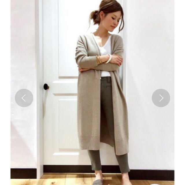 Deuxieme Classe Liry Linen スリットカーディガン