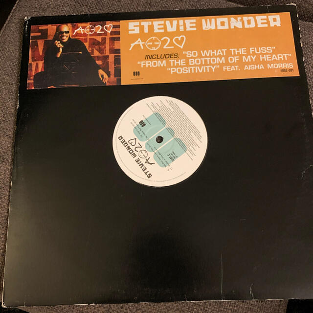 STEVIE WONDER A TIME 2 LOVE 2 LP エンタメ/ホビーのCD(R&B/ソウル)の商品写真