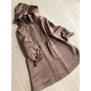 フォクシー(FOXEY)のFOXEY NEW YORK COLLECTION カジュアルフードコート　３８(スプリングコート)