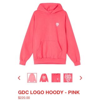 ジーディーシー(GDC)のGirls Don't Cry GDC LOGO HOODY Lサイズ パーカー(パーカー)