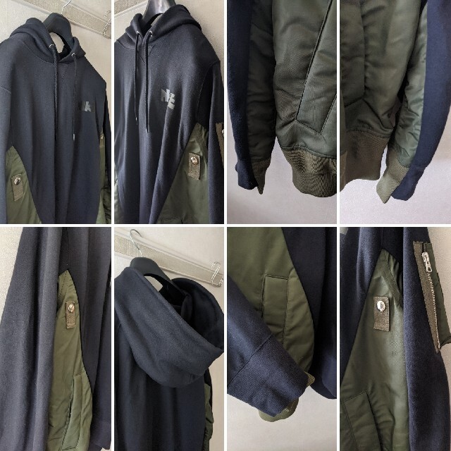 sacai(サカイ)の【Lサイズ】Nike x Sacai Hoodie Navy メンズのトップス(パーカー)の商品写真