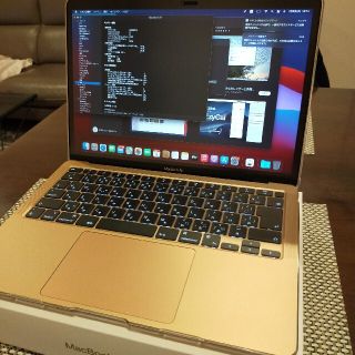 マック(Mac (Apple))の中古美品macbook air m1MGND3 J/A/8GB/256GB(ノートPC)