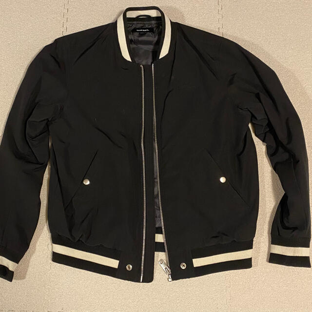 ☆美品☆ DIESEL MA-1タイプジップジャケット Lサイズ ブラック