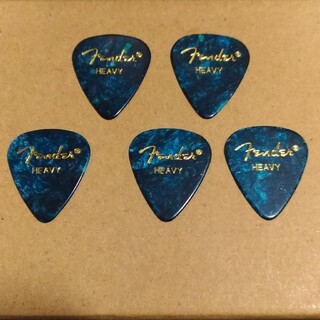 フェンダー(Fender)のFender  ピック OCEAN TURQUOISE ヘビー 5枚　フェンダー(エレキギター)