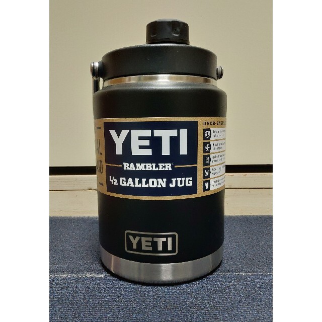 【新品】YETI イエティ Rambler ハーフガロンジャグ ブラック約18kg素材
