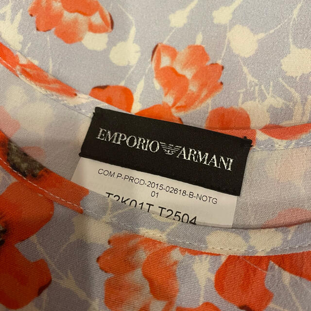 Emporio Armani(エンポリオアルマーニ)のEMPORIOARMANI ノースリフラワーブラウス レディースのトップス(シャツ/ブラウス(半袖/袖なし))の商品写真