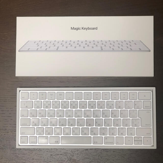 Apple Magic Keyboard 白 JISキーボードPC/タブレット