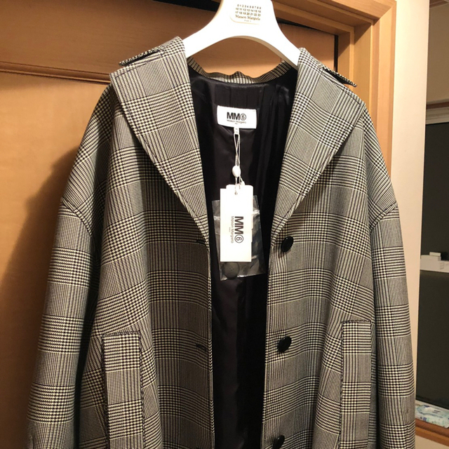 MM6 - mm6 オーバーサイズ チェック コートの通販 by B's shop