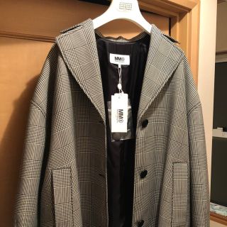 MM6 - mm6 オーバーサイズ チェック コートの通販 by B's shop