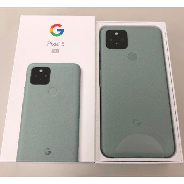 ずっと気になってた Google Pixel - Google pixel5 5G sorta sage 128G