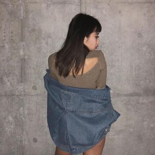 シールームリン(SeaRoomlynn)のBack Eye Open Knit / Juemi(ニット/セーター)