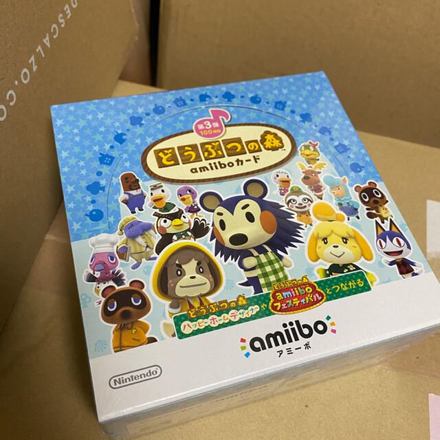 任天堂(ニンテンドウ)のどうぶつの森　amiiboカード　第3弾　1box エンタメ/ホビーのアニメグッズ(カード)の商品写真