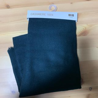 ユニクロ +J 2021AW カシミヤストール ネイビー 新品未使用品 小物