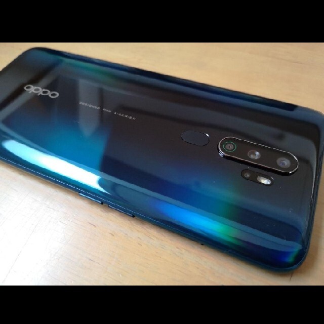 高コスパ★OPPO A5 2020 グリーン SIMフリー アンリミット