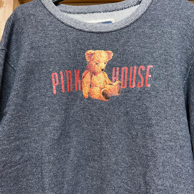 PINK HOUSE(ピンクハウス)のピンクハウス　♡  テディベア　トレーナー レディースのトップス(トレーナー/スウェット)の商品写真