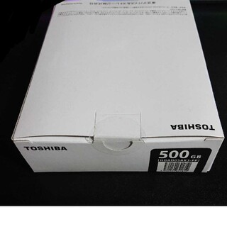 トウシバ(東芝)のTOSHIBA HDAD05AK3-FP ポータブルハードディスク 500GB(PC周辺機器)