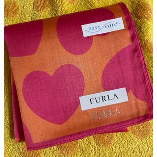 フルラ(FURLA)のフルラハート柄ハンカチP 5050(ハンカチ)