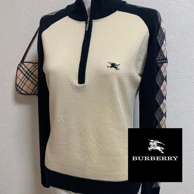 BURBERRY(バーバリー)のBurberry golf☆長袖ニットⓂ︎ レディースのトップス(ニット/セーター)の商品写真