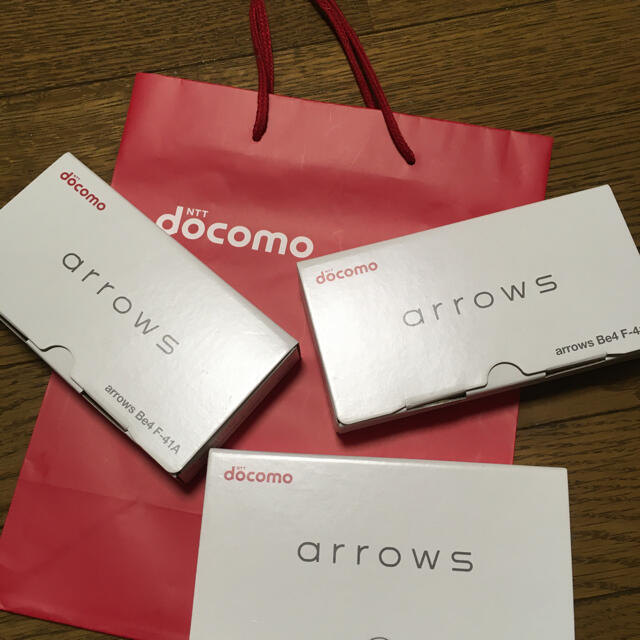 3台セット　新品未使用　arrows F-41A アローズ　本体　docomo