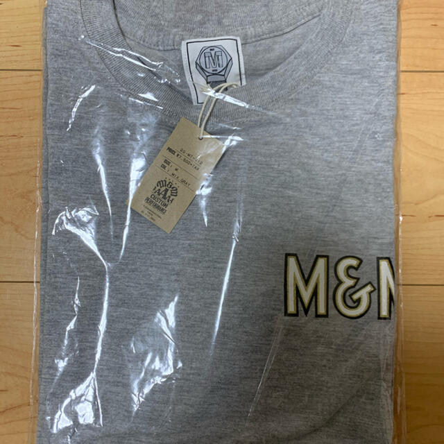 m&m PRINT L/S TEE グレーM 木村拓哉 キムタク