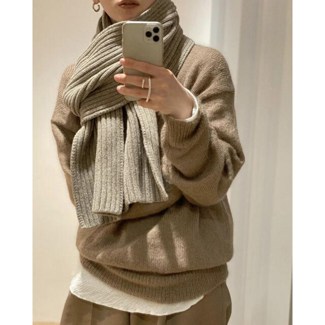 TODAYFUL(トゥデイフル)のtodayful Wool Rib Stole  レディースのファッション小物(マフラー/ショール)の商品写真