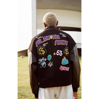 【値下げ】MEDM Patch Varsity jacket スタジャン