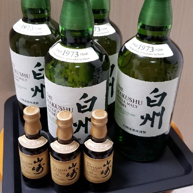 アウトレットモール 白州NV700ml 4本+山崎12年50ml 3本セット