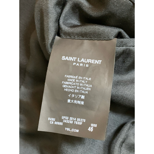 Saint Laurent(サンローラン)の名作2014 サンローランパリ　スモーキングジャケット メンズのジャケット/アウター(テーラードジャケット)の商品写真