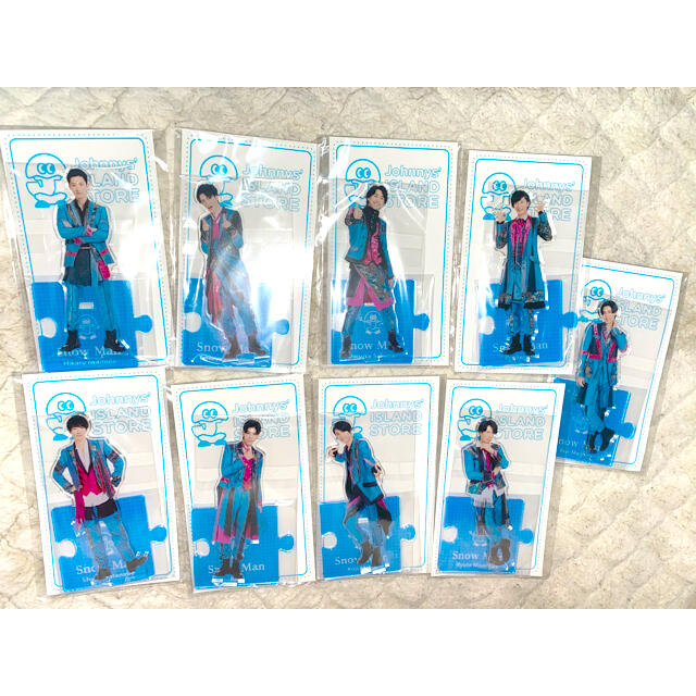 カテゴリ Johnny's - SnowMan アクスタ 9人セットの通販 by m's shop｜ジャニーズならラクマ セットです