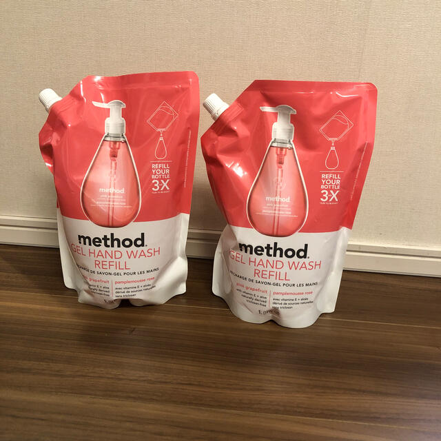 メソッド(Method) ハンドソープ ジェル 詰め替え1000ml 2個セット コスメ/美容のボディケア(ボディソープ/石鹸)の商品写真