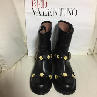 レッドヴァレンティノ(RED VALENTINO)のレッド ヴァレンティノ   ブーツ 37.5  24センチくらい used(ブーツ)