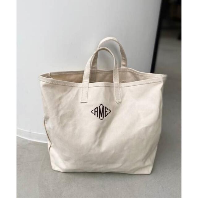 【AMERICANA/アメリカーナ】AME Tote Bag(L)ブラウンロゴ