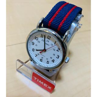 タイメックス(TIMEX)の【中古】時計　TIMEX  ウィークエンダー セントラルパーク ブルー/レッド(腕時計(アナログ))