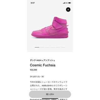 ナイキ(NIKE)のNike Dunk High Ambush Black(スニーカー)