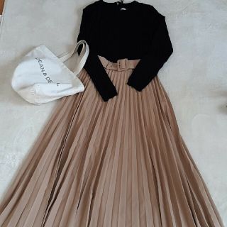 ザラ(ZARA)のZARA　プリーツスカート(ロングスカート)