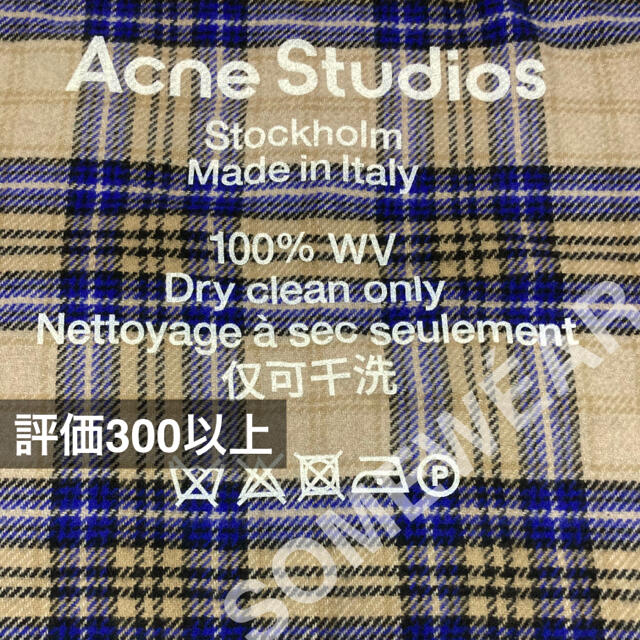 マフラー/ショールAcne Studios Cassiar Check Logo Scarf