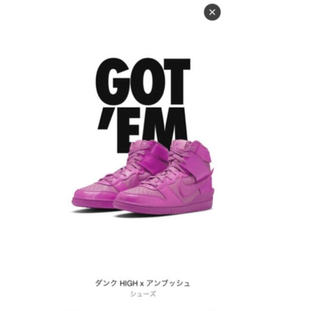 NIKE ダンク High ambush アンブッシュ 24.5cm メンズ 靴/シューズ