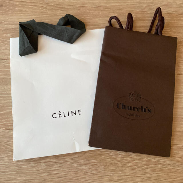 celine(セリーヌ)のショップ袋 紙袋　ショッパー　2点 レディースのバッグ(ショップ袋)の商品写真
