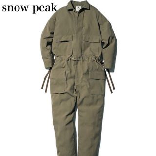 スノーピーク(Snow Peak)の【新品】スノーピーク タキビ スーツ ツナギ カバーオール アウトドア カーキ(カバーオール)