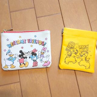 シマムラ(しまむら)の【新品】しまむら　Disney　ティッシュポーチ&バネポーチ(キャラクターグッズ)